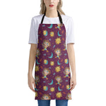 Cute Cartoon Sagittarius Pattern Print Apron