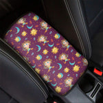 Cute Cartoon Sagittarius Pattern Print Car Center Console Cover