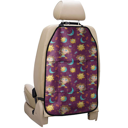 Cute Cartoon Sagittarius Pattern Print Car Seat Organizers