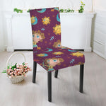 Cute Cartoon Sagittarius Pattern Print Dining Chair Slipcover