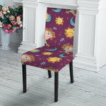 Cute Cartoon Sagittarius Pattern Print Dining Chair Slipcover