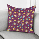 Cute Cartoon Sagittarius Pattern Print Pillow Cover