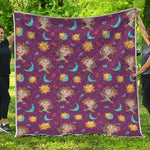 Cute Cartoon Sagittarius Pattern Print Quilt
