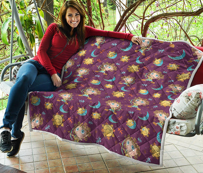 Cute Cartoon Sagittarius Pattern Print Quilt