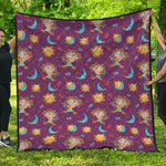 Cute Cartoon Sagittarius Pattern Print Quilt