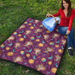 Cute Cartoon Sagittarius Pattern Print Quilt