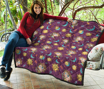 Cute Cartoon Sagittarius Pattern Print Quilt