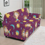 Cute Cartoon Sagittarius Pattern Print Sofa Cover
