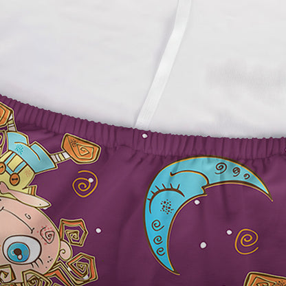 Cute Cartoon Sagittarius Pattern Print Sofa Cover