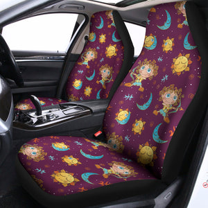 Cute Cartoon Sagittarius Pattern Print Universal Fit Car Seat Covers