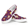 Cute Cartoon Sagittarius Pattern Print White Slip On Sneakers