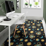 Cute Cartoon Scorpio Pattern Print Area Rug
