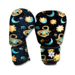 Cute Cartoon Scorpio Pattern Print Boxing Gloves