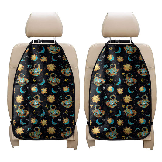 Cute Cartoon Scorpio Pattern Print Car Seat Organizers