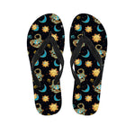 Cute Cartoon Scorpio Pattern Print Flip Flops