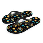 Cute Cartoon Scorpio Pattern Print Flip Flops