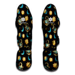 Cute Cartoon Scorpio Pattern Print Muay Thai Shin Guard