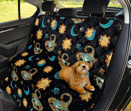 Cute Cartoon Scorpio Pattern Print Pet Car Back Seat Cover