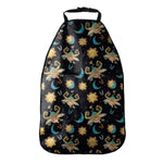 Cute Cartoon Taurus Pattern Print Car Seat Organizers