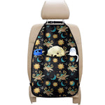 Cute Cartoon Taurus Pattern Print Car Seat Organizers