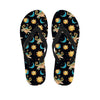 Cute Cartoon Taurus Pattern Print Flip Flops