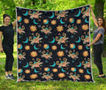 Cute Cartoon Taurus Pattern Print Quilt