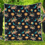 Cute Cartoon Taurus Pattern Print Quilt