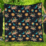 Cute Cartoon Taurus Pattern Print Quilt