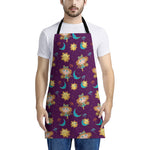 Cute Cartoon Virgo Pattern Print Apron