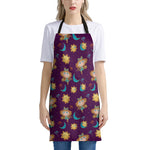 Cute Cartoon Virgo Pattern Print Apron