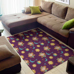 Cute Cartoon Virgo Pattern Print Area Rug