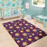 Cute Cartoon Virgo Pattern Print Area Rug