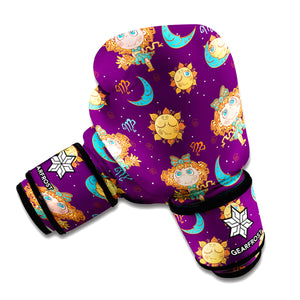 Cute Cartoon Virgo Pattern Print Boxing Gloves