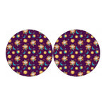 Cute Cartoon Virgo Pattern Print Car Coasters