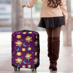 Cute Cartoon Virgo Pattern Print Luggage Cover