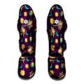 Cute Cartoon Virgo Pattern Print Muay Thai Shin Guards