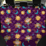 Cute Cartoon Virgo Pattern Print Pet Car Back Seat Cover