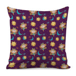 Cute Cartoon Virgo Pattern Print Pillow Cover