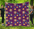 Cute Cartoon Virgo Pattern Print Quilt