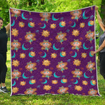 Cute Cartoon Virgo Pattern Print Quilt