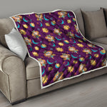 Cute Cartoon Virgo Pattern Print Quilt