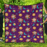 Cute Cartoon Virgo Pattern Print Quilt