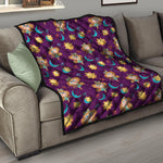 Cute Cartoon Virgo Pattern Print Quilt