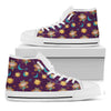 Cute Cartoon Virgo Pattern Print White High Top Shoes