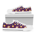 Cute Cartoon Virgo Pattern Print White Low Top Sneakers