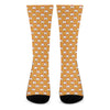 Cute Chicken Emoji Pattern Print Crew Socks