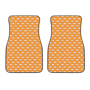 Cute Chicken Emoji Pattern Print Front Car Floor Mats