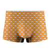 Cute Chicken Emoji Pattern Print Men's Boxer Briefs