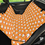 Cute Chicken Emoji Pattern Print Pet Car Back Seat Cover