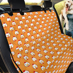 Cute Chicken Emoji Pattern Print Pet Car Back Seat Cover